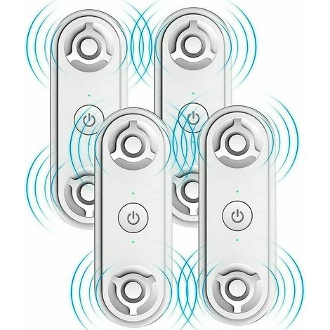 Fréquence Variable Répulsifs Ultrason. Double Technologie Prise Anti Moustique Ultrason. Intérieur Efficace Expulser Répulsif Ultrasons pour Souris. Rongeurs. Anti cafards (4 pièces. Blanc) (1/5)