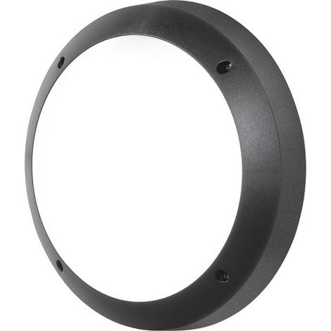 FUMAGALLI GELMI NERO OPALE E27 Plafoniera circolare con cover ad anello IP66 1G3000000AYE27 (1/3)