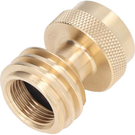 Adaptateur bouteille propane laiton compact raccord conversion gaz pour camping grill barbecue 1 pièce (1/5)