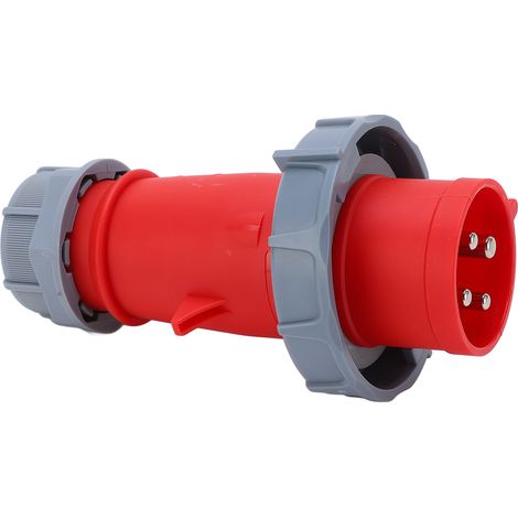 Fiche industrielle IP67 32A 380-415V 3P+E connecteur haute puissance pour aéroports et fabrication automobile (1/5)