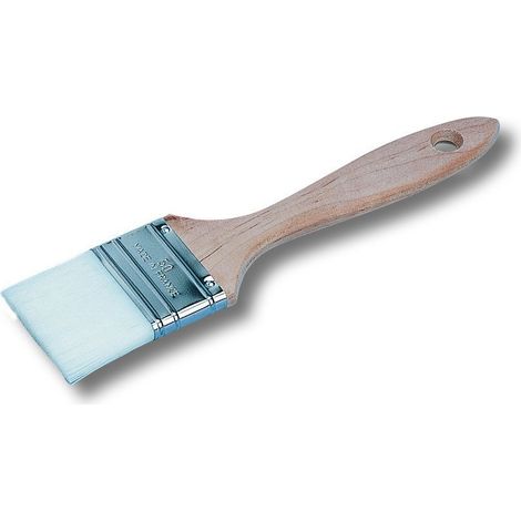 Roulor Reinigungspinsel Pro Nylon Weiß Holzgriff