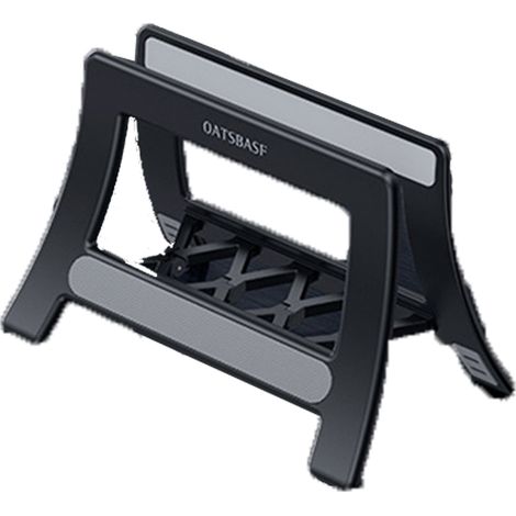 Support Vertical Pour Ordinateur Portable - Structure À Gravité - Compatible Avec La Plupart Des Ordinateurs Et Tablettes - 1 Pièce (1/5)
