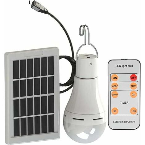 Lanterne Solaire - Lampe LED Extérieure avec Panneau Solaire Intégré - Éclairage de Sécurité pour Entrée Jardin Parking - 2 Pièces (1/5)