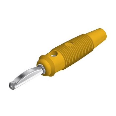 Fiche banane mâle Ø de la broche: 4 mm SKS Hirschmann VQ 30 930061103 jaune 1 pc(s) D22011 (1/2)