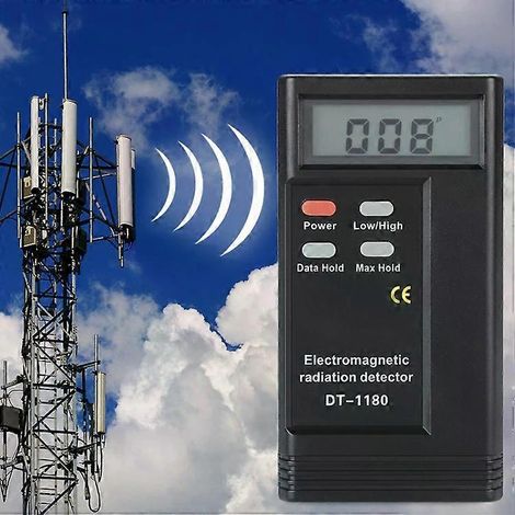 Détecteur de rayonnement électromagnétique - Plage de mesure 50-1999 V/m, DT-1180 (1/5)