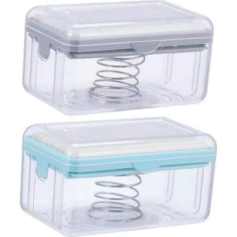Pieces Multifunctional Soap Dish Box with Roller Design for