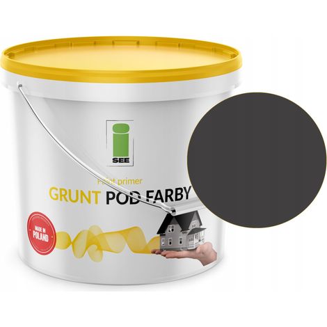 Apprêt silicone pour peinture de façade gris foncé, nuance de gris 10 L (1/5)
