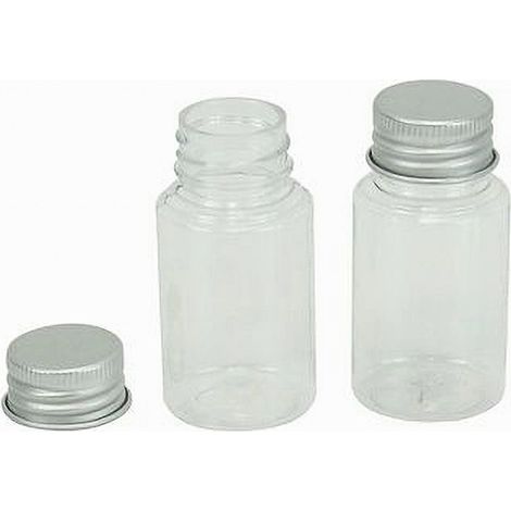 Trade Shop - Set De 4pcs Botella De Viaje Recargables Recargables Contenedores Vacíos 30 Ml Tornillo Cap 79382 - (1/3)