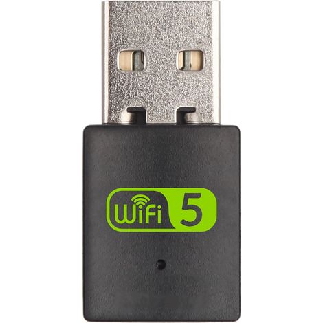 Adaptateur WiFi USB 600M BT 5.0, réseau sans fil double bande 2.4G 5G gratuit (1/5)
