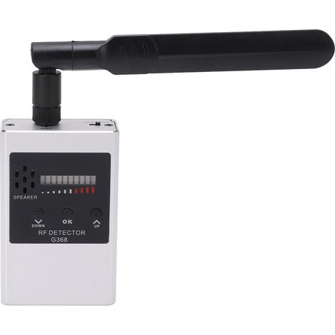 Détecteur RF G368 Noir Scanner de Signal Sans Fil Anti-Espion Localisateur GPS Caméra Dispositif d'Écoute (1/5)