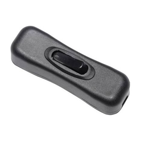 Interrupteur pour câble souple TRU COMPONENTS 1371835 noir 1 x Off/On 2 A 1 pc(s) (1/2)