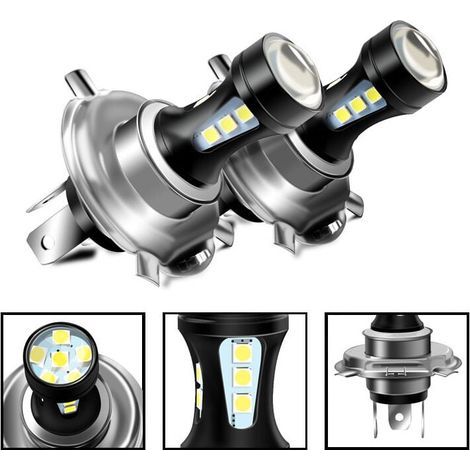 H7 Ampoule Led Feux Anti Brouillard DC 12V 950lm Pur Blanc 6000K Ampoules LED feux de jour pour Replacer Halogène H7 (2PCS) (1/4)