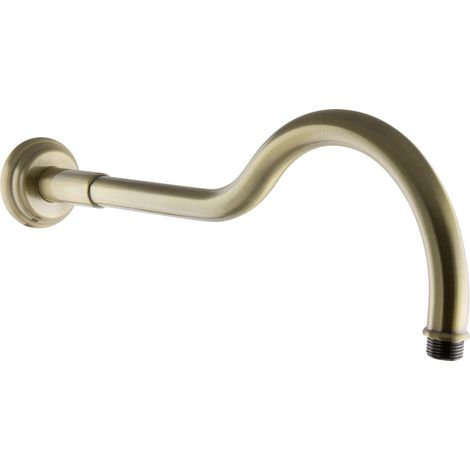 Bras de douche PaulGurkes pour douche de tête antique nostalgie en laiton