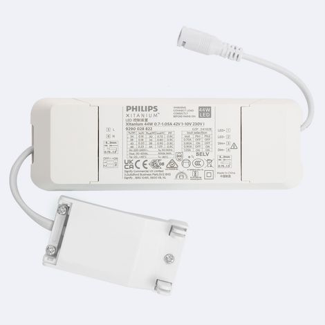 Treiber Philips Xitanium Dimmbar 1-10V 220-240V No Flicker Ausgang Ausgang 30-42V 1050mA 42W mit Schnellanschlussbox 42 W
