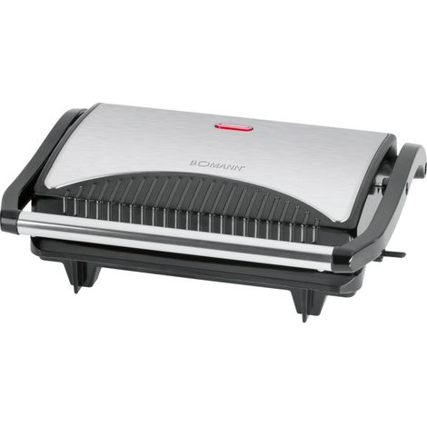 Bomann Kontaktgrill MG 2251 CB, edelstahl/schwarz, 700 Watt (1/5)