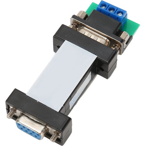 Convertisseur série RS232 vers RS485 bidirectionnel avec bornier pour la transmission de données industrielles longue distance. (1/5)