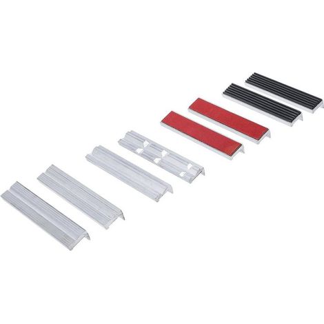 Jeu de Mors de Protection pour Étau 150 mm - Aluminium - 8 pcs - Protection et Préservation de l Étau - D-Work