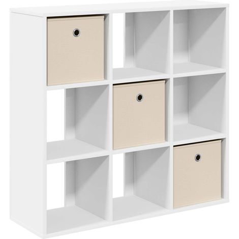 Maison Exclusive - Credenza con cassetto Bianco 88,5 x 29 x 84,5 cm