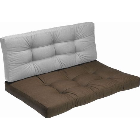 CUSCINO SEDUTA PALLET 120X80XH15CM TAUPE