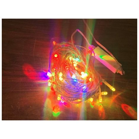 Guirlande LED 7W animée couleur RGB longueur 8m 40 leds avec alim 230/24V FLICKER LED BLACHERE RA300 (1/5)