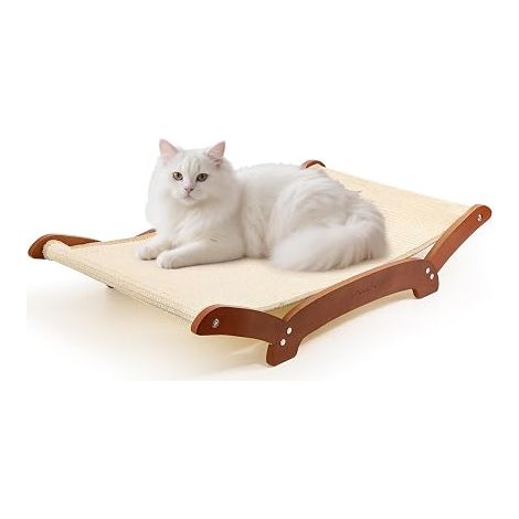 Extra sisal pour Chat d'intérieur, 67cm41cm12.5cm,Tapis à griffer avec hamac pour sisal Naturel (1/5)