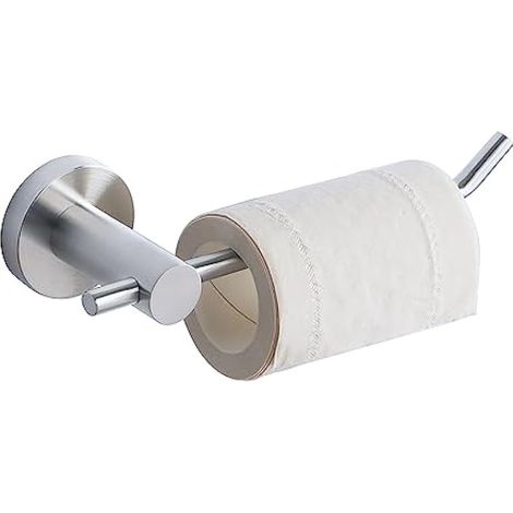 Porte Rouleau Papier Toilette, Papier Toilette Mural pour Salle de Bain/Cuisine, en Acier Inoxydable SUS 304, Antirouille et Pratique, Brossé (1/5)
