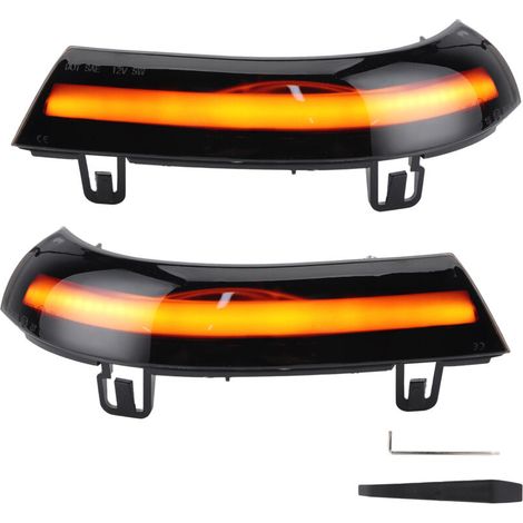 Par de intermitentes para retrovisores, con luz dinámica, aptos para Skoda Superb B5 02-08. (1/5)