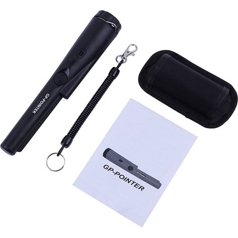 Détecteur de métaux polyvalent portable, baguette de pointage manuelle avec lampe LED (1/5)