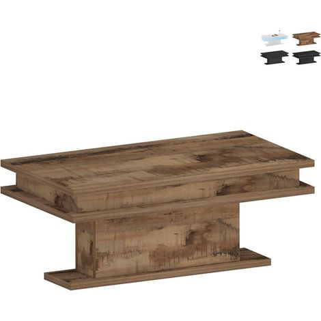 Moderner Design-Couchtisch 100x55cm Wohnzimmer Little Big - Natur