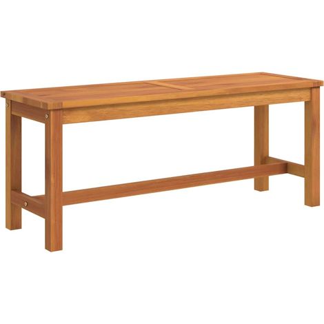 Maison Exclusive - Banco de jardín madera maciza de acacia 110x35 (1/5)
