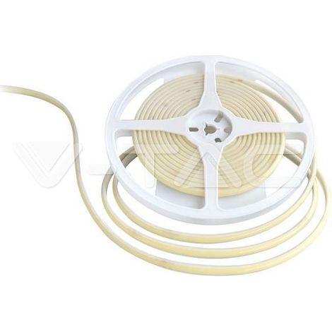 V-TAC VT-COB 320 Strip LED COB impermeabile 5 metri 10W/m  24V 1000Lm/m 6500K IP67 8mm - 23140
