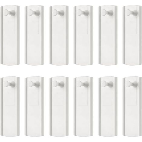Lot de 12 grands clous adhésifs pour cadre photo, blancs, pour photos, photos, supports universels, sans perçage, décoration (1/5)