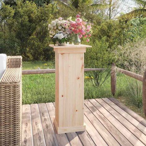 vidaXL Soporte para plantas madera maciza de pino 40x40x90 cm (1/5)