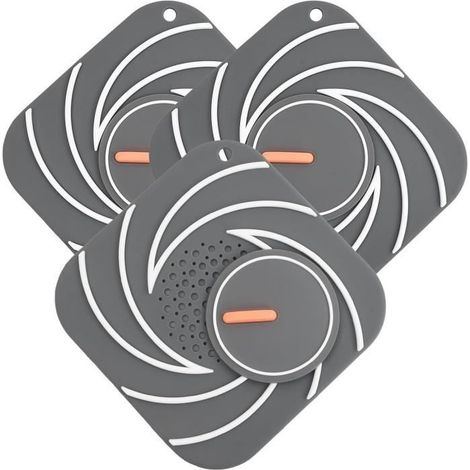 Silikon-Spülbeckenfilter, Abflussreiniger-Bodenablaufmatte, Badewannen-Haarfilter, Haarfilter und Geruchsneutralisator (1/4)