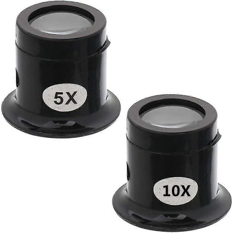 Loupe de montre, loupe de bijoutier 5x/10x, loupe pour bijoux (1/4)