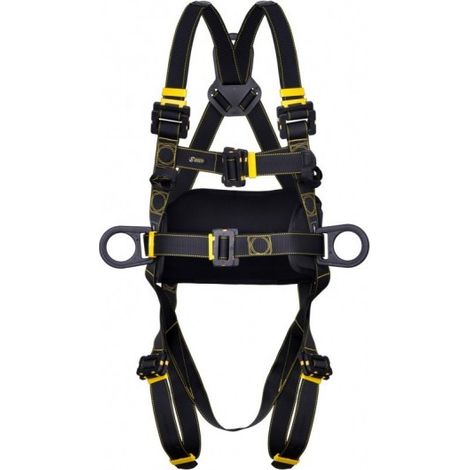 KRATOS SAFETY - Harnais diélectrique - 1 Dé dorsal, boucles de réglage et 2 Dés latéraux au niveau de la taille