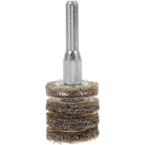 Cepillo de alambre para taladro, eliminación de óxido y pulido de accesorios de limpieza, varillas (1/3)