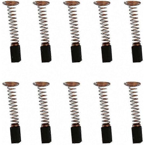 10 Kohlebürsten für Dremel 4000 90930-04 2615298790, passend für die Modelle 595, 395 und 300, Hochleistungs-Ersatzset (1/5)