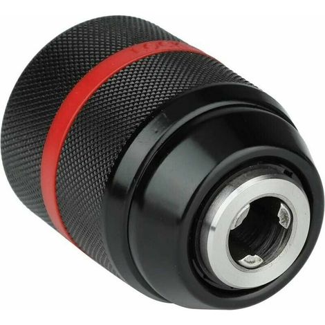 Mandrin tout métallique Long de 10MM, 0.8 à 10 (filetage 3/8), mandrin de perçage polyvalent à serrage automatique (1/4)