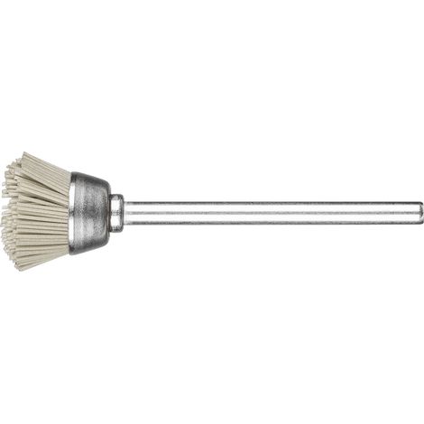 PFERD TOOLS Miniatur- Topfbürste TBU Ø18 mm Schaft-Ø3 mm DIAMANT-Filament-Ø0,40 Korn 400 10 Stk (1/4)