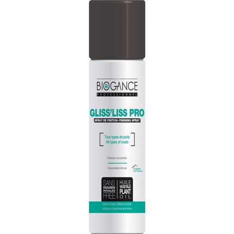 Démêlant Gliss Liss pro – Soin pour chiens à l'huile de jojoba – 500 ml – 95% bio – Douceur et brillance du pelage