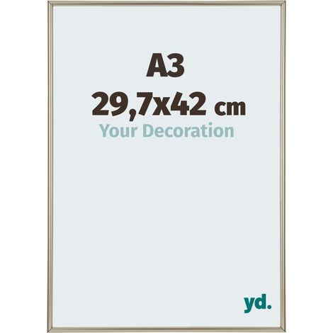 yd. - Cadre photo A3 29.7x42 - Champagne - Plastique - Annecy