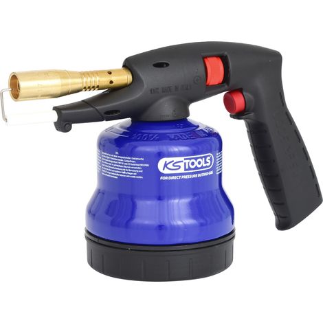 KS TOOLS Soldador de cartucho con piezoencendido, cuerpo de metal ( 903.5905 )