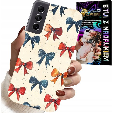 Custodia per Samsung Galaxy S21 - nastri colorati, motivi alla moda (1/5)