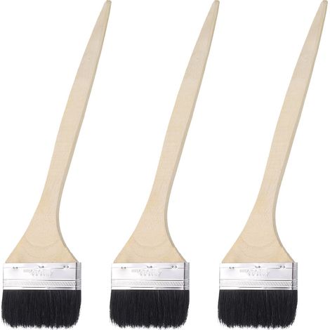 3pcs Pinceau À Peinture Courbé pour Radiateur Largeur 4" (1/5)