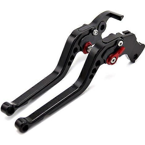Convient pour Honda NC750 S/X 2014-2015 : poignée modifiée, nouveau klaxon de frein et d'embrayage (noir et rouge, long). (1/5)