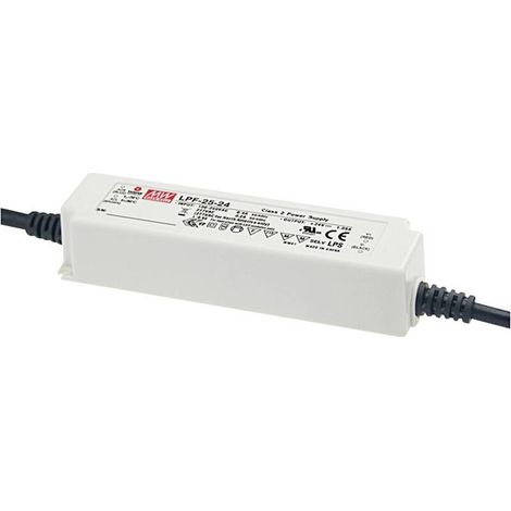 [NEUWERTIG] B-Ware MEAN WELL LED Treiber Netzteil Trafo Konstantspannung Konstantstrom 25 W IP67 (1/2)
