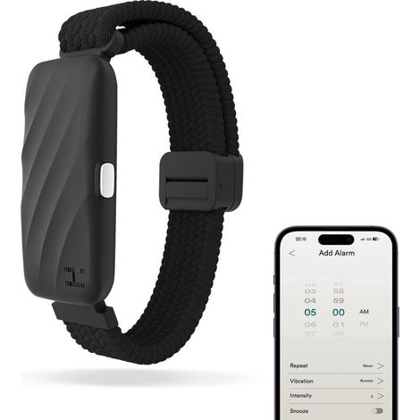 Homedics SS-WB100BK-WW WakeBand, votre réveil silencieux, noir (1/3)