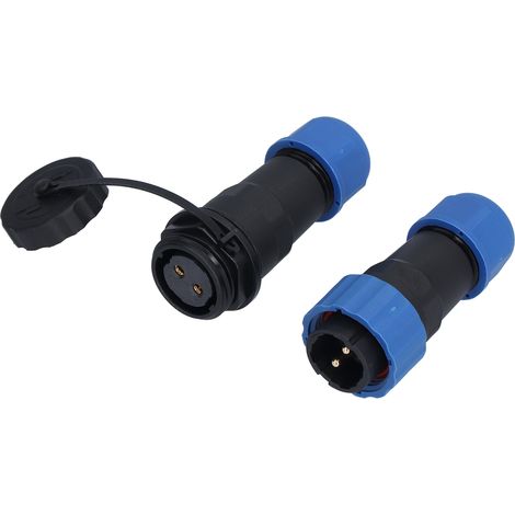Fiche IP68 étanche pour prise aviation SP202 380V 2 broches mâle femelle connecteur étanche boîtier terminal (1/5)