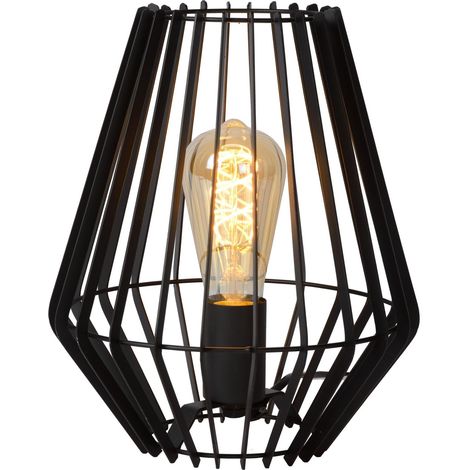 REDA Lampe de tab.-Noir-1xE27 (1/5)
